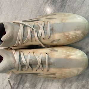 Adidas X Speedflow .2 FG mens size 9 soccer cleats white/red/grey